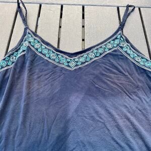 TORRID 1 = 14/16 or 1X women's, navy adjustable straps cami